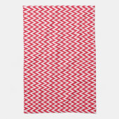 Linge De Cuisine Géranium Elegant Chevron Design (Vertical)