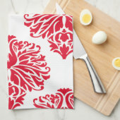 Linge De Cuisine Geranium Elegant Damask (Quart Plié)