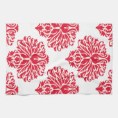 Linge De Cuisine Geranium Elegant Damask (Horizontal)
