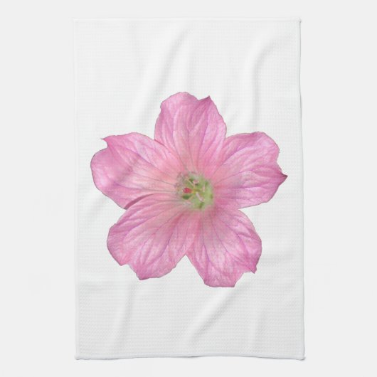 Linge De Cuisine Géranium rose (Vertical)