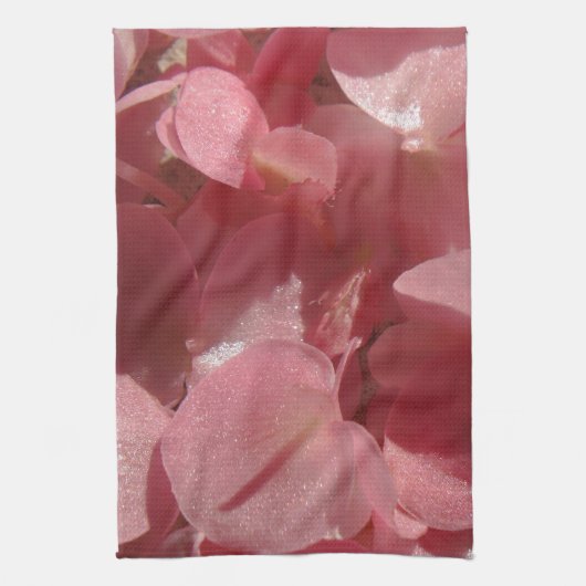 Linge De Cuisine Géranium rose : presque solide Rose clair (Vertical)