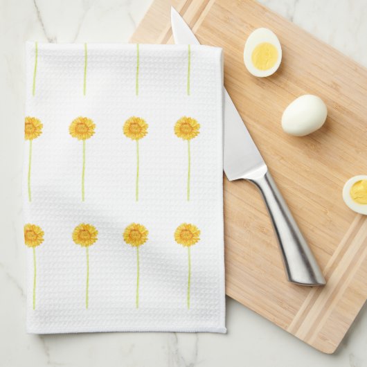 Linge De Cuisine Gerbera (Quart Plié)