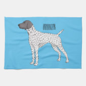 Linge De Cuisine German Shorthred Pointer dog (Horizontal)