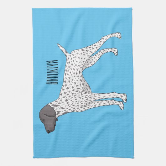 Linge De Cuisine German Shorthred Pointer dog (Vertical)