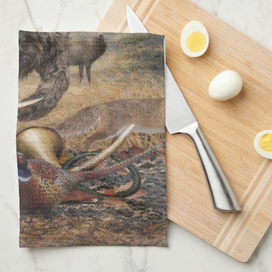 Linge De Cuisine German Wirehaired Pointer (Quart Plié)