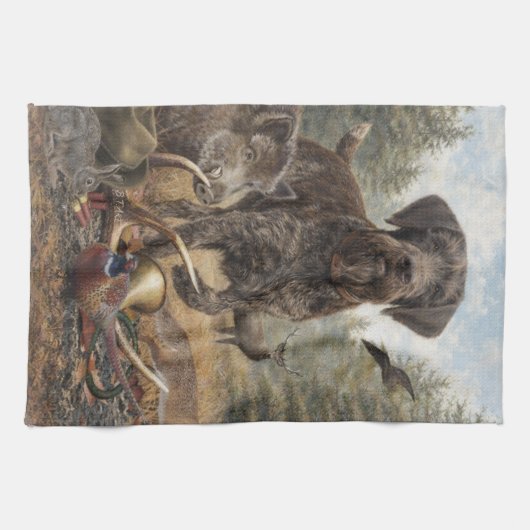 Linge De Cuisine German Wirehaired Pointer (Horizontal)