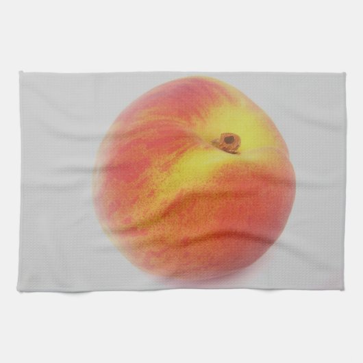 Linge De Cuisine Geschirrtuch gelb-oranger Pfirsich (Horizontal)