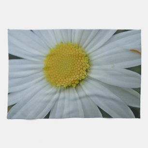 Linge De Cuisine Geschirrtuch grosse weisse Margeritenblüte
