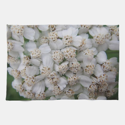 Linge De Cuisine Geschirrtuch kleine weisse Wildblüten (Horizontal)