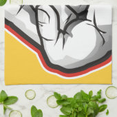 Linge De Cuisine Geste de main de klaxons de diable (Plié)