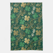 Linge De Cuisine Gilded Clover Flourish (Vertical)