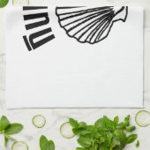 Linge De Cuisine Gin Hoi (jeu de mots sur les Humours thaïlandais) (Plié)