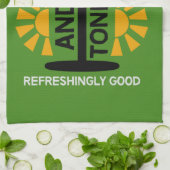 Linge De Cuisine Gin vintage Et Art Tonique (Plié)