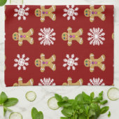 Linge De Cuisine Gingembre et neige (Plié)