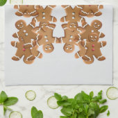 Linge De Cuisine Gingerbread Man Christmas Cookie Holiday Baking  (Plié)