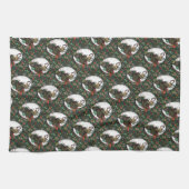 Linge De Cuisine Gingerbread Man: Pine (Horizontal)