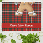 Linge De Cuisine Gingerbread Tennis Grand Slam 🎾🎄custom text (Plié)