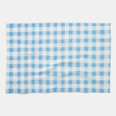 Linge De Cuisine Gingham Bleu Bébé (Horizontal)