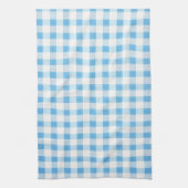 Linge De Cuisine Gingham Bleu Bébé (Vertical)