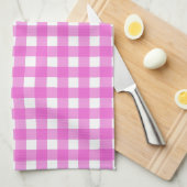 Linge De Cuisine Gingham rose (Quart Plié)