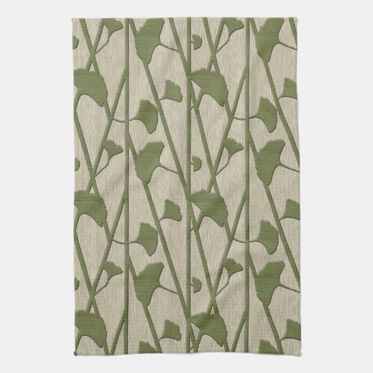 Linge De Cuisine ginkgo biloba (Vertical)