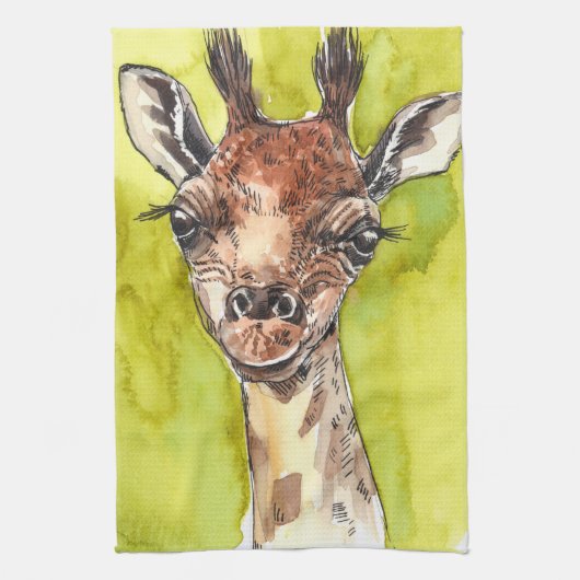 Linge De Cuisine Girafe (Vertical)