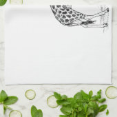 Linge De Cuisine Girafe (Plié)