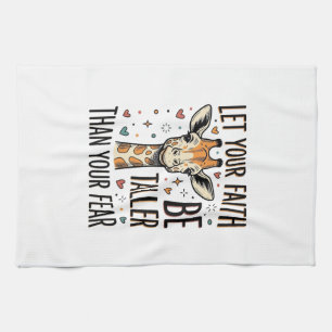 Linge De Cuisine Girafe de foi Design de chemise vintage inspirant_