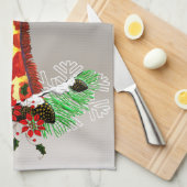 Linge De Cuisine Girafe de Noël (Quart Plié)