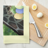 Linge De Cuisine Girafe de Pâques (Quart Plié)