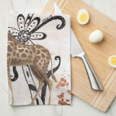 Linge De Cuisine Girafe super (Quart Plié)