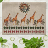 Linge De Cuisine Girafes de Kwanzaa (Plié)