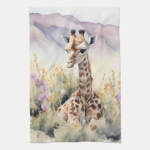 Linge De Cuisine Giraffe