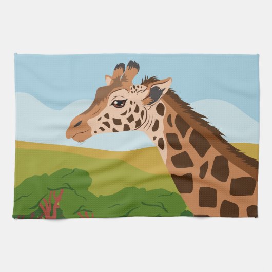 Linge De Cuisine Giraffe (Horizontal)