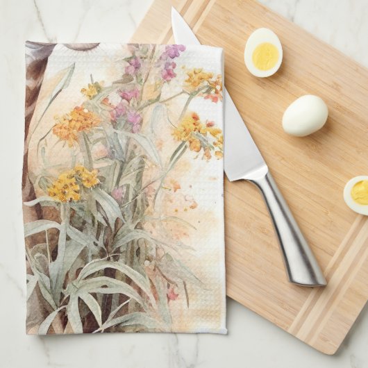 Linge De Cuisine Giraffe (Quart Plié)