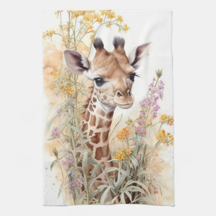 Linge De Cuisine Giraffe