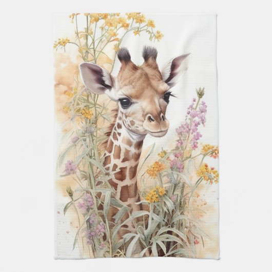 Linge De Cuisine Giraffe (Vertical)
