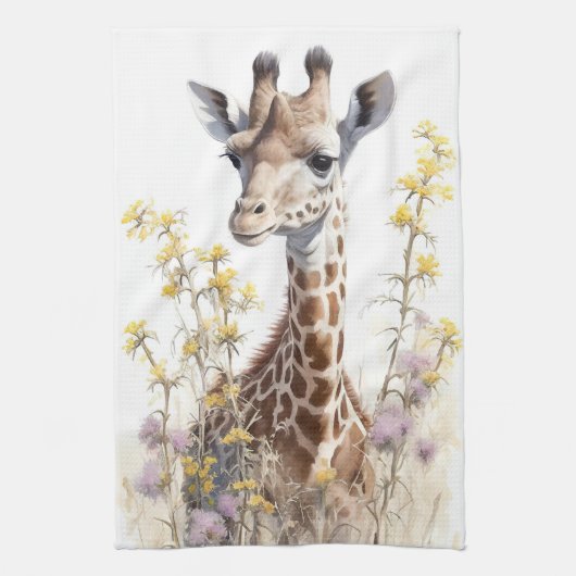 Linge De Cuisine Giraffe (Vertical)