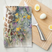 Linge De Cuisine Giraffe (Quart Plié)