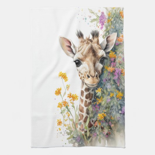 Linge De Cuisine Giraffe (Vertical)