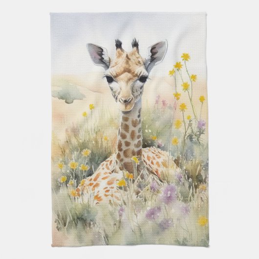 Linge De Cuisine Giraffe (Vertical)