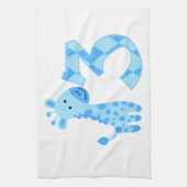 Linge De Cuisine Giraffe Bleue 3e anniversaire (Vertical)
