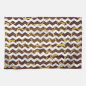 Linge De Cuisine Giraffe Brown et jaune (Horizontal)