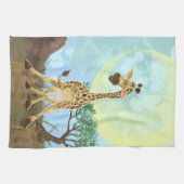Linge De Cuisine Giraffe de la Parade Animale (Horizontal)