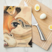 Linge De Cuisine Giraffe romantique - Gentleman - Drôle (Quart Plié)