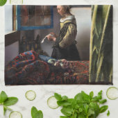 Linge De Cuisine Girl Reading a Letter à Open Window, Vermeer (Plié)