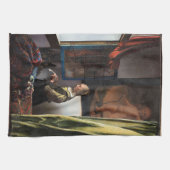 Linge De Cuisine Girl Reading a Letter à Open Window, Vermeer (Horizontal)