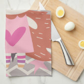 Linge De Cuisine Girl Superhero Bunny (Quart Plié)