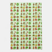 Linge De Cuisine Gîtes de Noël Boulangerie d'échange de biscuits de (Vertical)