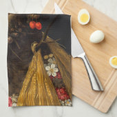 Linge De Cuisine Giuseppe Arcimboldo - Quatre saisons en une tête (Quart Plié)